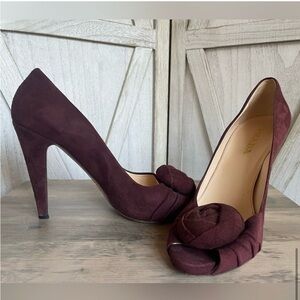 Prada Burgundy Women's Shoes
